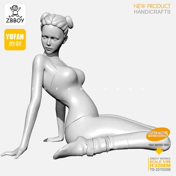 

30MM Resin figures Kits Ballerina Beauty Resin Soldier model self-assembled TD-201928-30