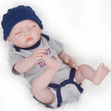 

18 Inch Simulation Doll Soft Vinyl Bath Baby Early Education Mother and Child Care Parent-child Companion Hot Toy