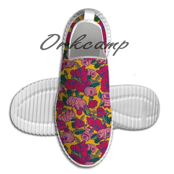 

Sport Running Shoes Water bears with Flowers Light Weight Walking Shoes Breathable Mesh Yoga Shoes
