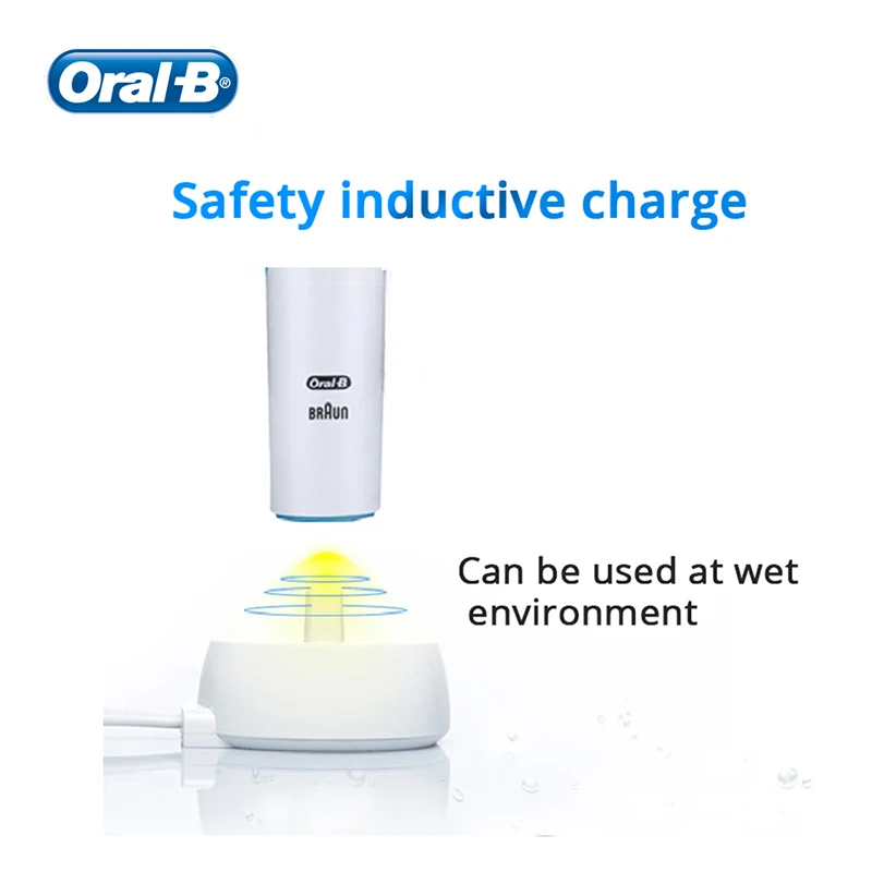 Oral B электрическая зубная щетка вращающаяся Vitality перезаряжаемая гигиена полости