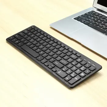 

Mini Wireless Keyboard Multifunctional Computer Table PC Hand-held Portable Keyboard Touchpad Keyboard