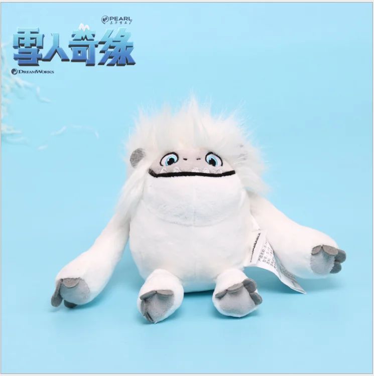 Yeti плюшевая игрушка из мультфильма аниме Гадкий Снеговик плюшевый пушистый белый волос Монстр плюшевый детский подарок на день рождения плюшевая игрушка подвеска для ключей - Цвет: doll