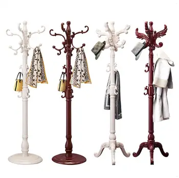 

European Coat Rack Floor Home Bag Rack Single Pole Simple Modern Bedroom Hanging Clothes Rack Shelf Clothes Rack Stand