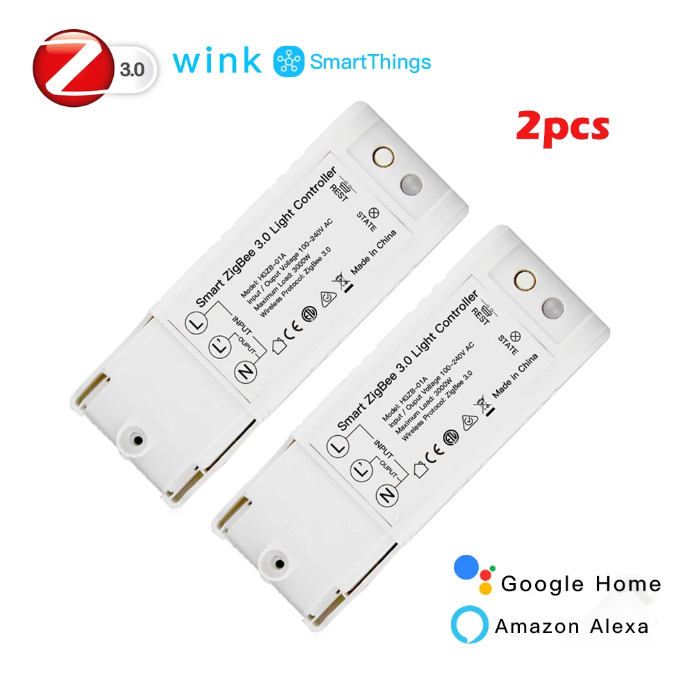 

Smart ZigBee 3.0 Light Controller Dimmer Switch DIY Home Automation Work With Echo Plus Alexa SmartThings for Most Zigbee3.0 Hub