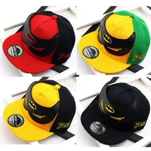 SQTEIO мультфильм летняя детская шляпа бейсболка Бэтмен Хип Хоп шляпа весна Плоский Вдоль Бейсболка