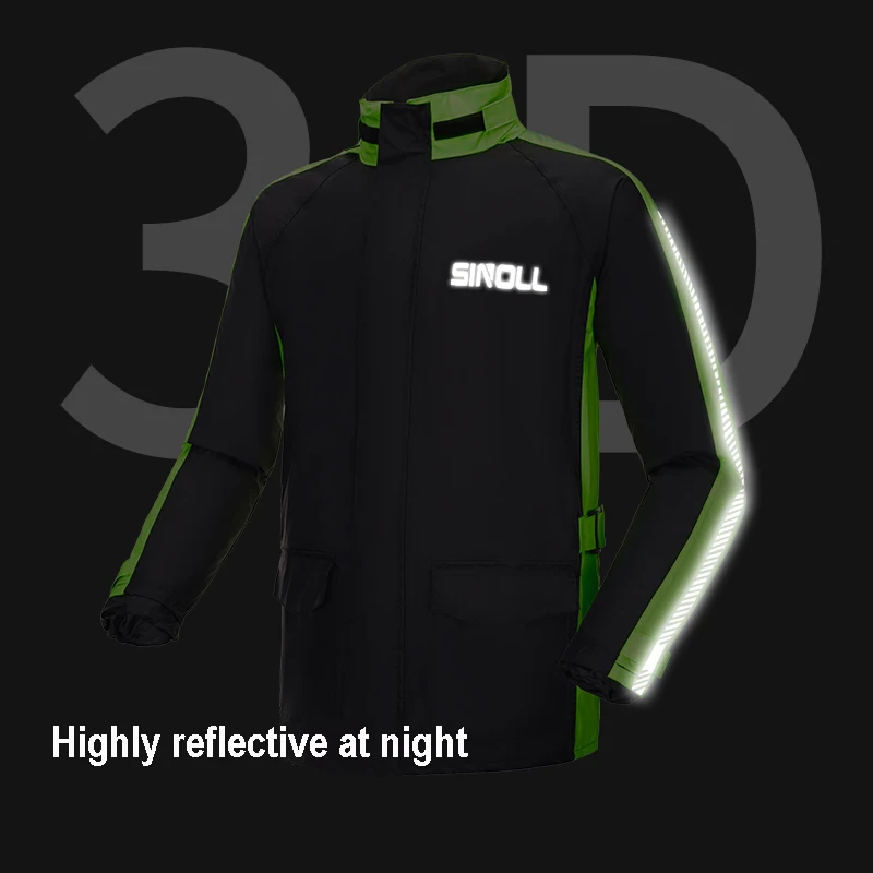 Motorcycle Raincoat For Men Motorcycle Rain Suit Gear Men Jacket Pants Waterproof impermeable capa de chuva motoqueiro 비옷 오토바이