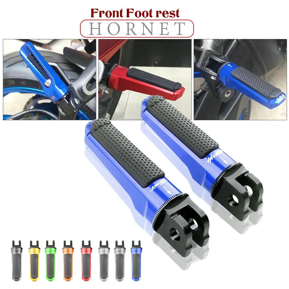 

For HONDA CB600F CB599 600 CB1000R HORNET CB 200 900 400 Motorcycle CNC Aluminum Rear Foot Pegs Footrest Passenger Footpegs