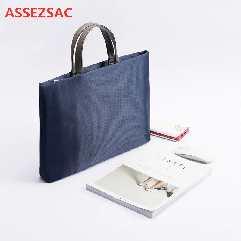 ASSEZSAC новая вместительная сумка для ноутбука женщин дорожный портфель деловые