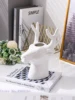 Creative Ceramic Vase Deer Head Elk Animal Head Simulation Animal Ceramic Crafts Flower Arrangement Flower Vase Home Decoration 4