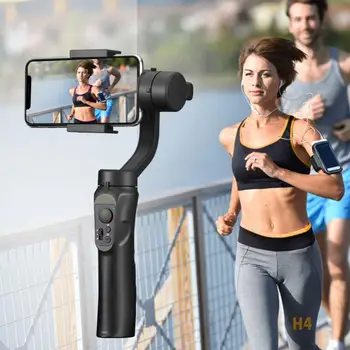 

3-Axis Flexible H4 Handheld Gimbal Stabilizer for iphone 11 9 SmartPhone Action Camera Video Record Outdoor Stabilizing Holder