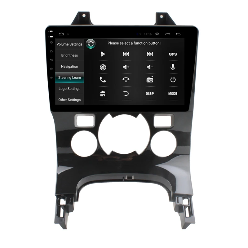 Top 9"  2.5D IPS Android 9.1 Car DVD Multimedia Player GPS for Peugeot 3008 2011 12 2013-2016 audio radio DSP 32EQ stereo navigation 21