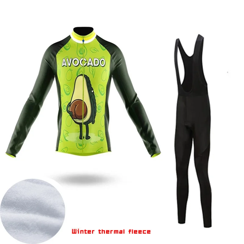 SPTGRVO LairschDan мужской зимний теплый флисовый комплект для велоспорта командная одежда для шоссейного велосипеда женский костюм для велоспорта - Цвет: 05