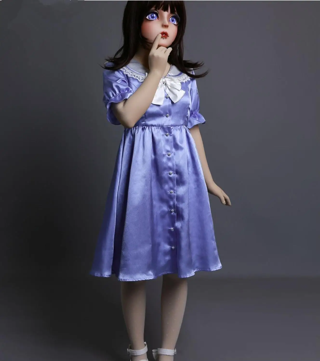 HIDOLLS 16) ручная работа женская девочка кремнезема Смола БДСМ секс Трансвестит кукольная Маска Косплей страшные BJD кигуруми маски