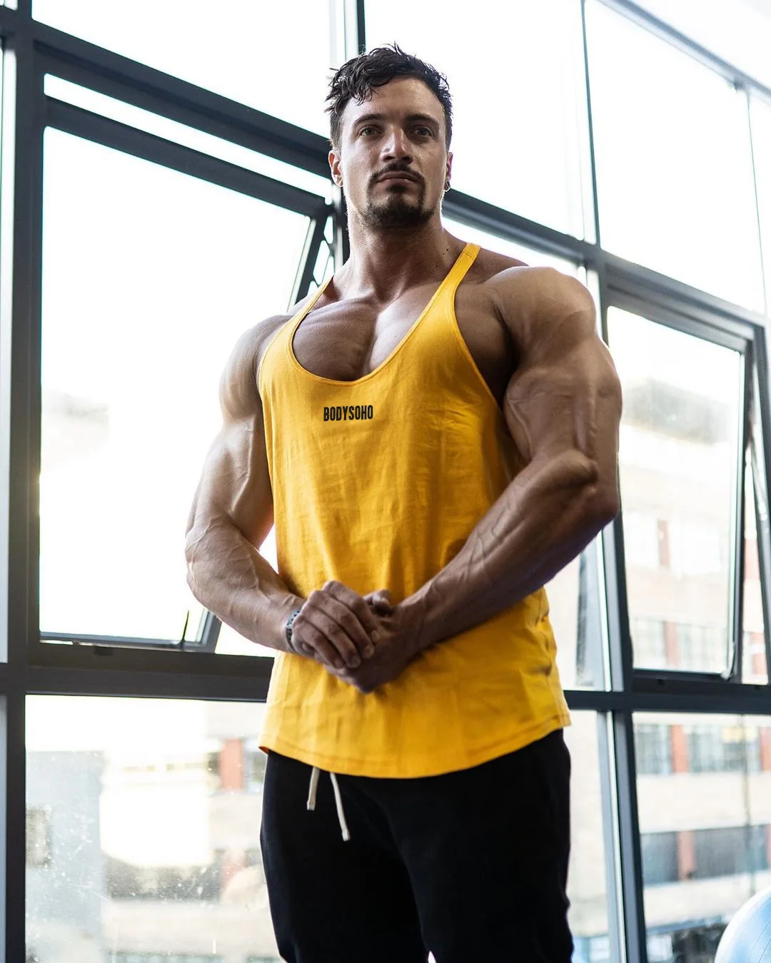 brothers summer new style hurdle sports mens vest pure cotton