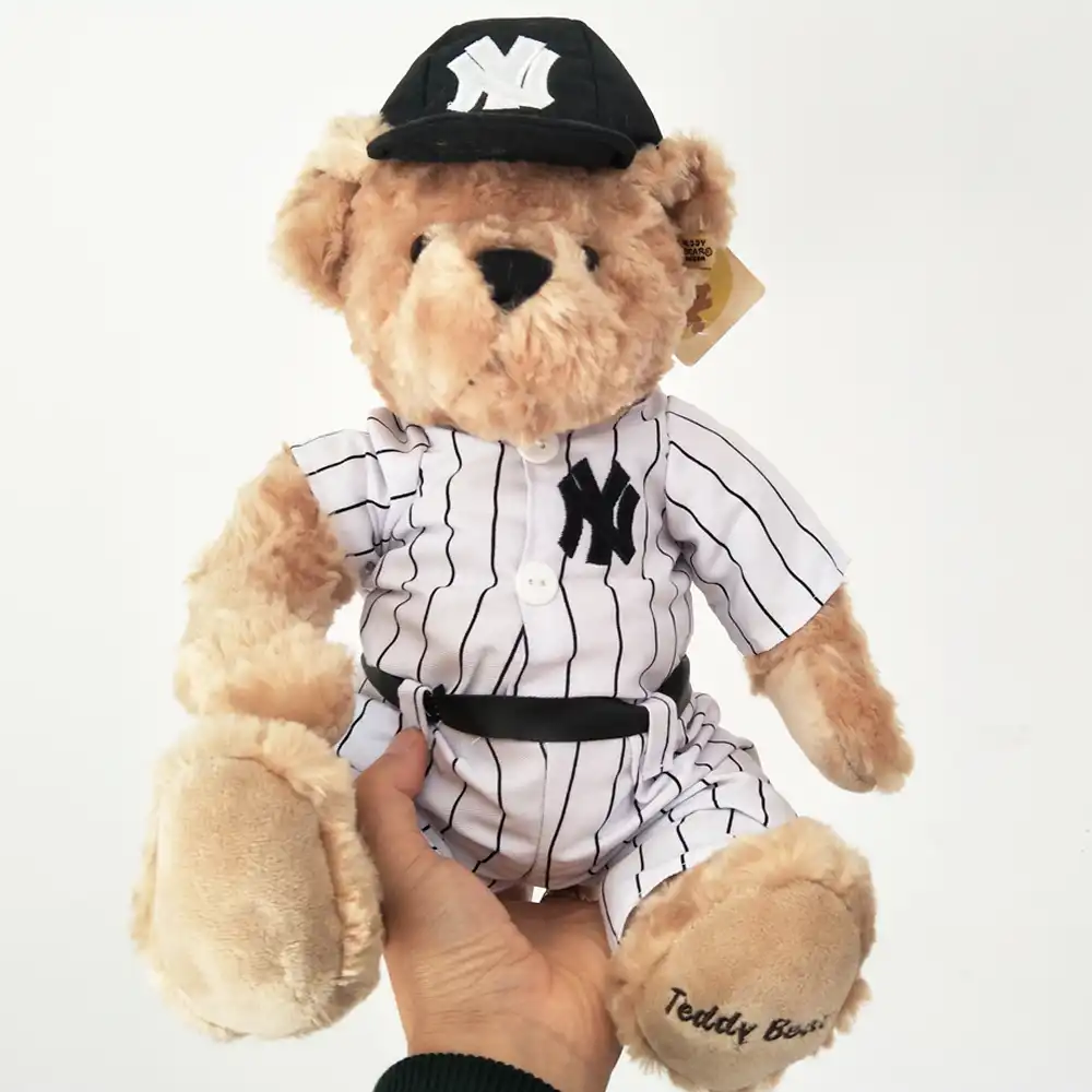 baseball teddy bear