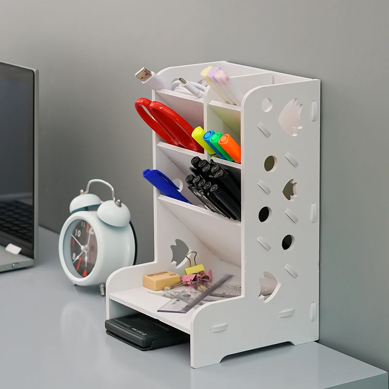 

Pen container storage box student office desktop creative ornaments Nordic simple multi-functional large capacity pen holder