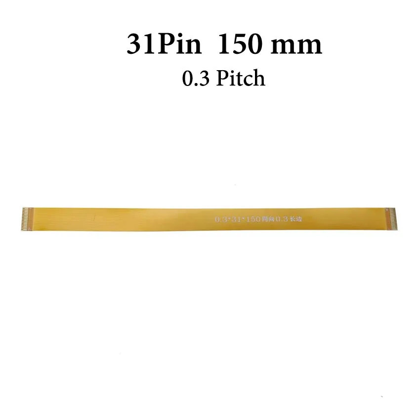 cltgxdd Gold plated 0.3 mm Pitch 31P FPC Cable Spacing 0.3mm 31Pin FPC FFC Connector Flexible flat Cable Line 30 60 120 150 mm