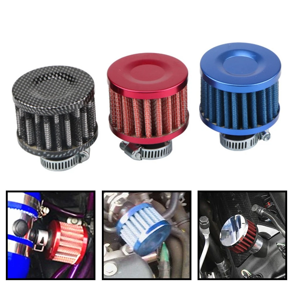 Air Intake & Fuel Delivery 12mm Cold Air Intake Filter Turbo Vent