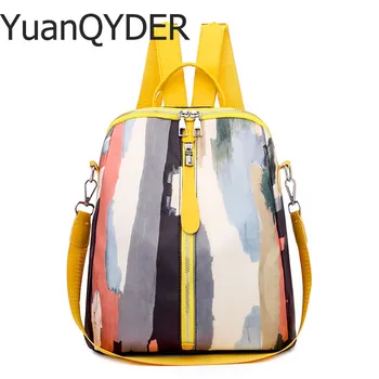 

Brand Designer Fashion Camouflage Women Backpacks Mini Oxford Multi-Function Small Backpacks Female Ladies Shoulder Travel Bags