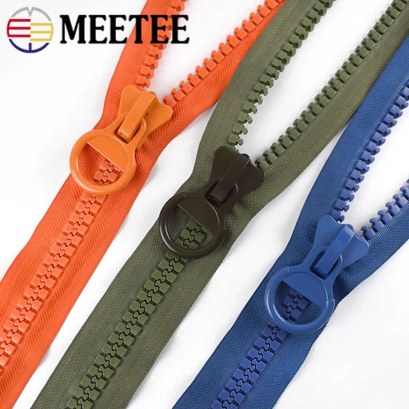 Meetee 1/2 метра 15 #20 # большая молния из смолы для пуховой куртки палатки уличные