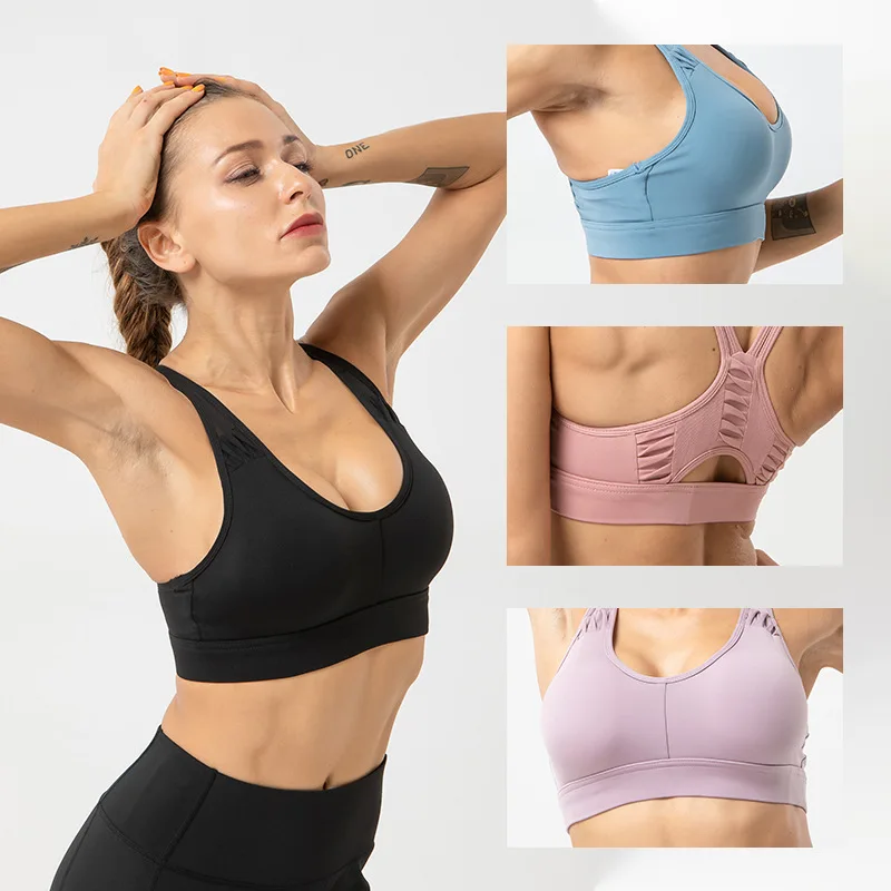 

Sexy Mesh Crop Top Bras For Women Backless Bra Large Women's Sport Underwear Tops Bralette Sports Bra Woman Gym Tank Top