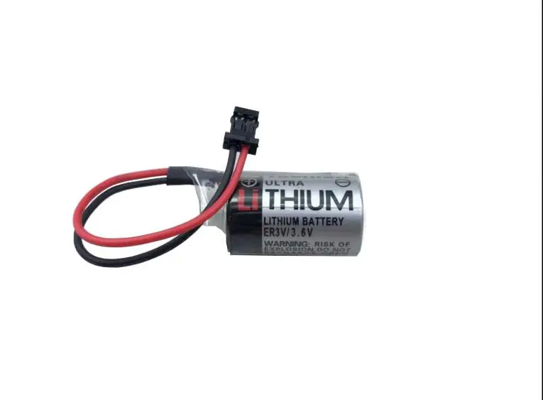 10 шт. Оригинальная батарея ER3V 3 6 V 1000mAh JZSP-BA01 PLC литиевые батареи с черной вилкой для