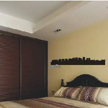 

Seoul Skyline Decal Wall Sticker Vinyl Stickers Decor Mural Art Living Room Home Decoration Landmark Skyline Wall Decal