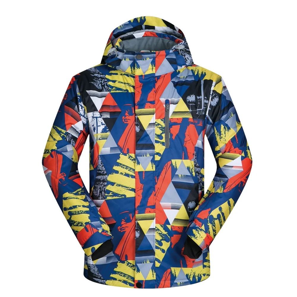 

MUTUSNOW Men's Waterproof Ski Jacket Warm Windproof Breathable Snow Jackets Snowboard Coat