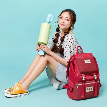 

2020 new simple classic school bag female student large capacity travel backpack waterproof backpack school bag