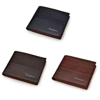 

NoEnName_Null PU Leather Mens Bifold Slim Shorts Wallet Card Holder Coin Purse 12x 1 x 10cm