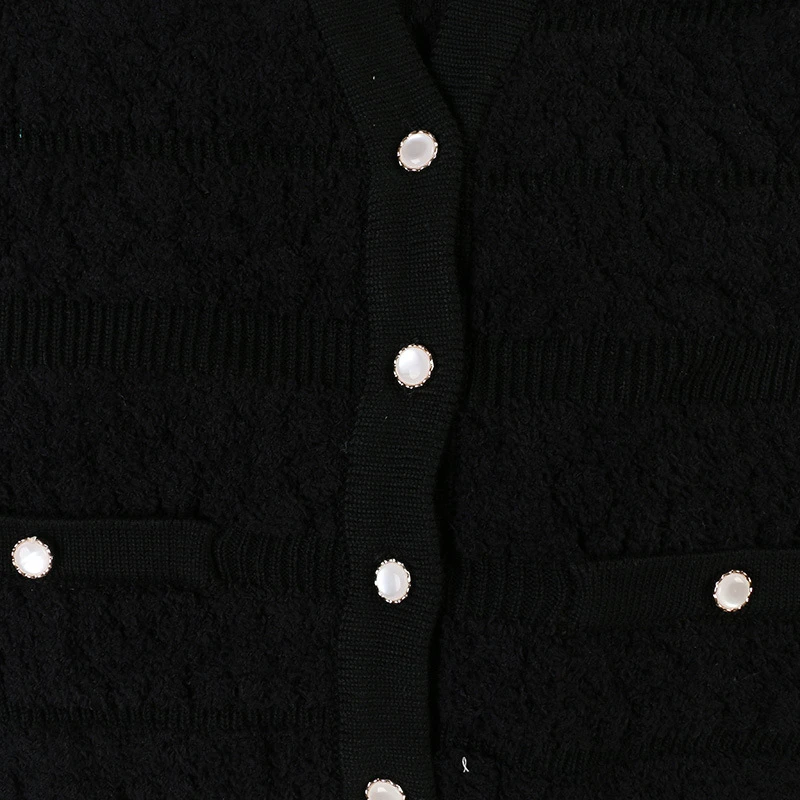 Foamlina/2019 женский свитер, топ, новинка, Осень-зима, с длинными рукавами, в полоску, одинарной вязки, Повседневные вязаные свитера кардиганы