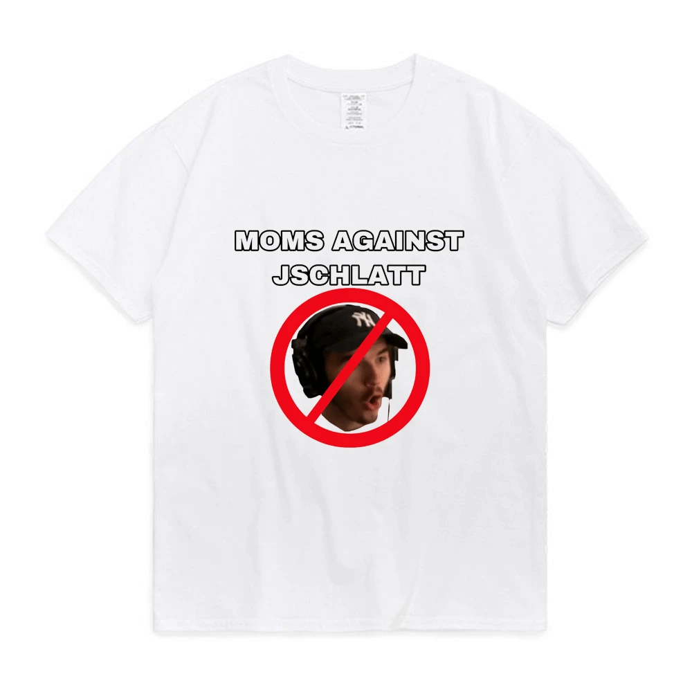 Ranboo Moms Aginst Jschlatt Print T-shirt Men Women Street Youth Trend 2