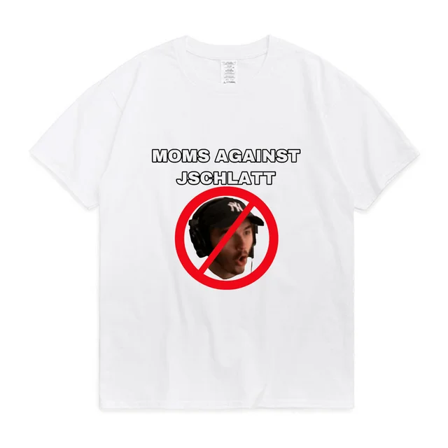 Ranboo Moms Aginst Jschlatt Print T-shirt Men Women Street Youth Trend 2