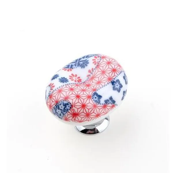 free shipping Japan Stylish  ceramic knob  porcelain knob Japanese Zephyr  furniture handle 32mm Porcelain round knob  