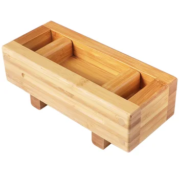 

Bamboo Wooden Rectangular Sushi Press Mold Box Sushi Making Kit DIY Sushi Rice Roller Molds Sushi Kitchen Making Tools