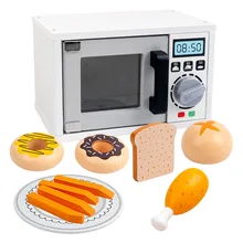 

Microwave Oven Toys Kids Developmental Toy Indoor Play Game Kitchen Play Set