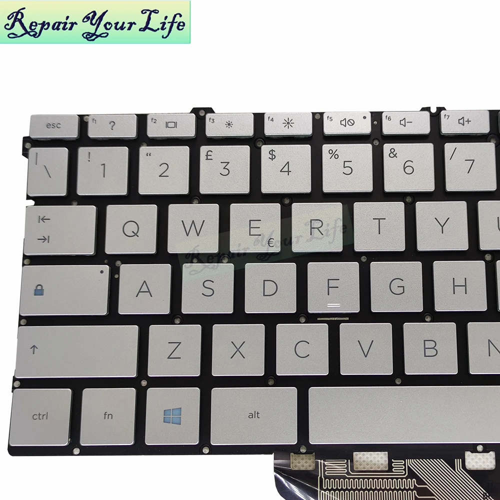 Teclado Retroiluminado para hp Pavilion us it Espanhol X360 14-dy 14-dv 14m-dy Dy0000 Dy1000 Layout Italiano Prata L85716 L96519 061 Novo - Imagem 5