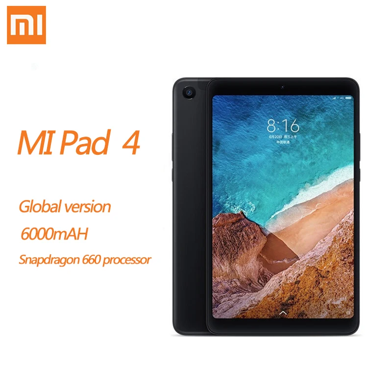 Xiaomi MI Pad 4 Tablet 8,0 4GB + 64GB 98 nueva pulgadas Android Tablet WIFI LTE HD pantalla 6000 mAh MIUI 9,0 Snapdragon 660 Core 8 PC