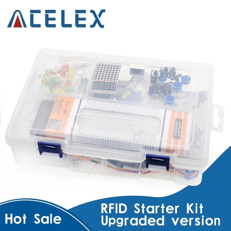 Стартовый набор для Arduino UNO R3 RFID обучающий комплект в розничной коробке |