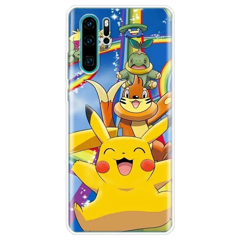 Erilles мультфильм Покемон телефон оболочка мягкий для huawei P30 P20 P10 Lite Pro P Smart Z 2019 mate 30 10