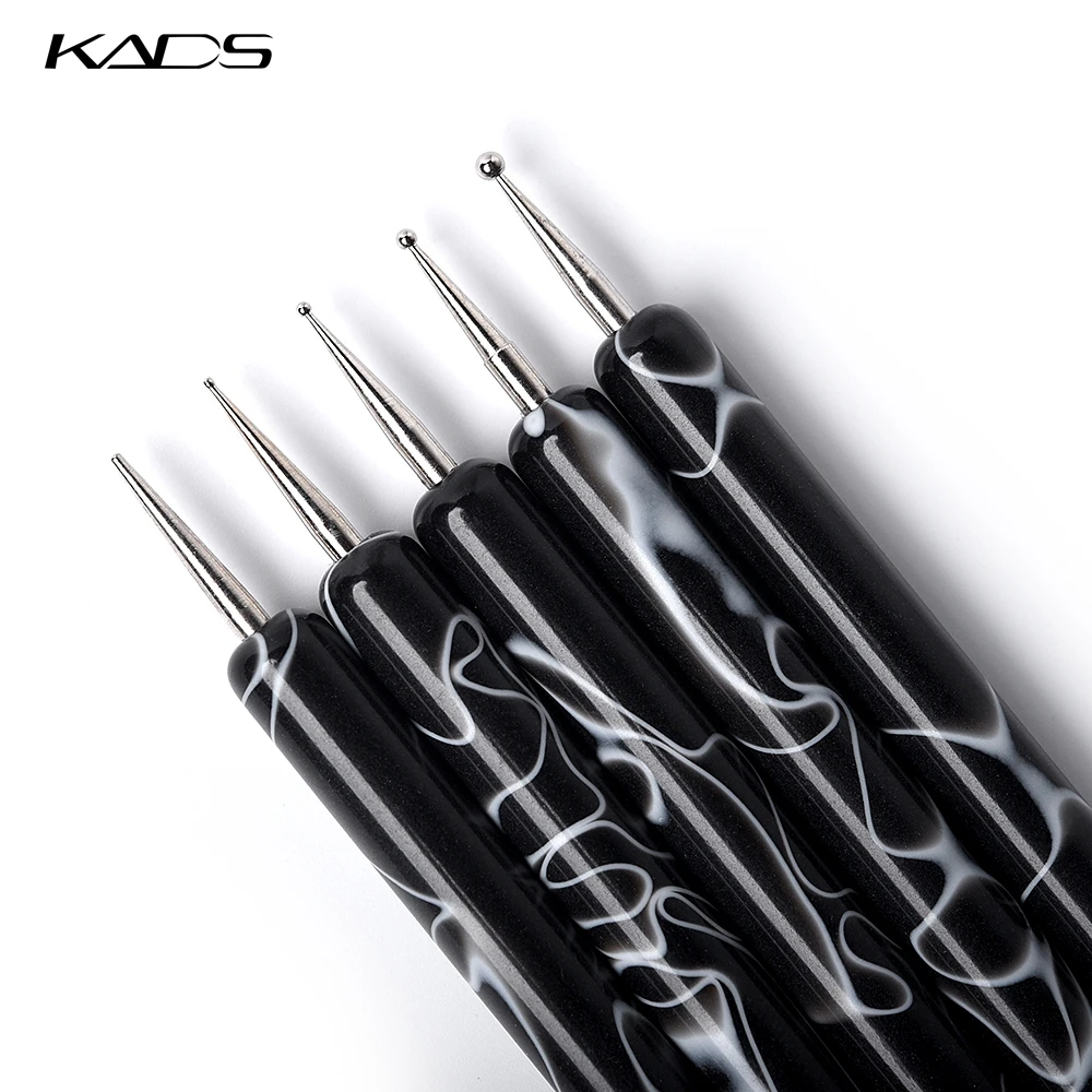 5Pcs Nail Art Dotting Tool Set Double-ended Dotting Pen Nail Art Design Tip Dot Paint Brush Manicure Kit Ball Tip Clay Tool Nail Art Tools Nail Art Pen Nail Art Brush