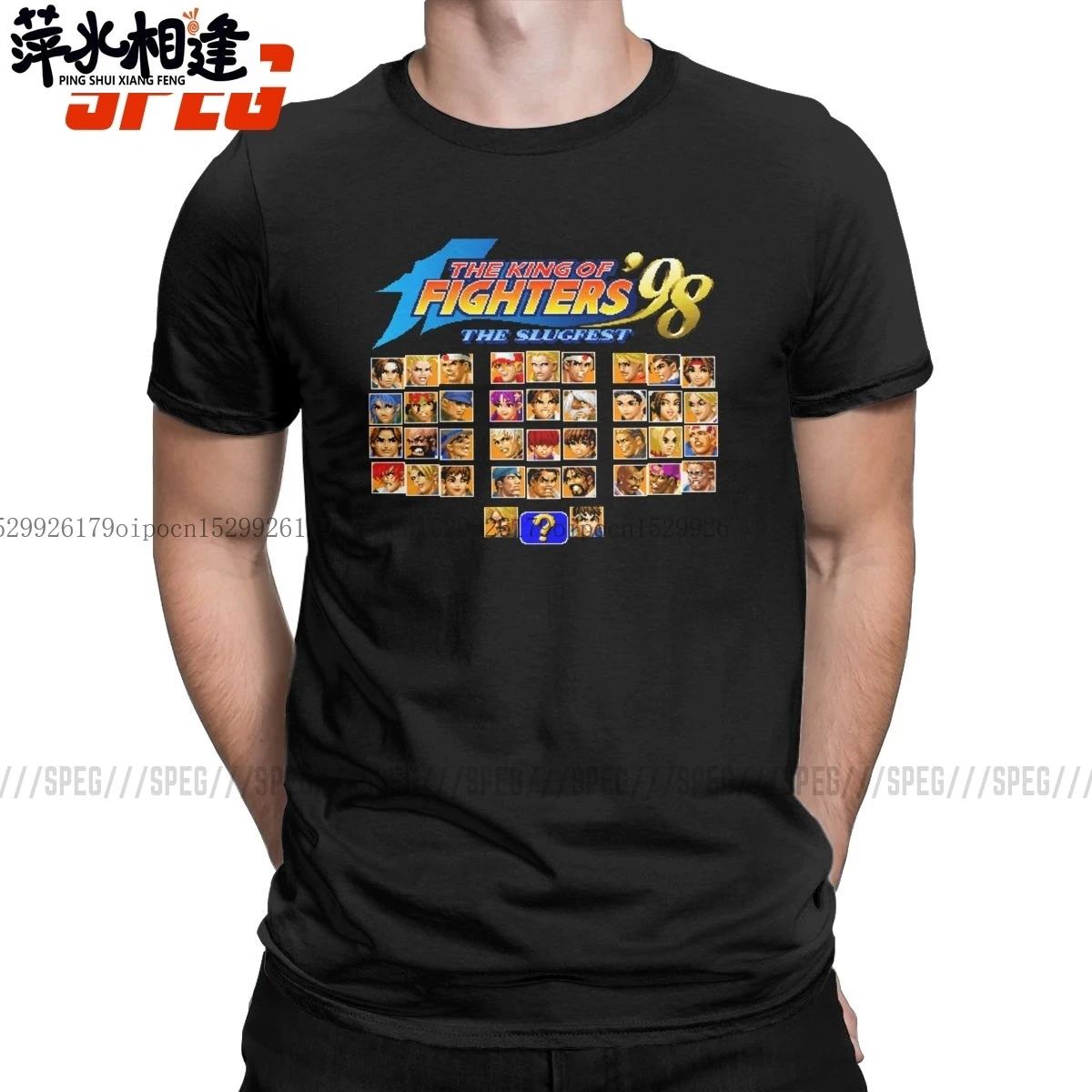 Men S The King Of Fighters T Shirt Arcade Game Pure Cotton Clothes Humor Short Sleeve Round Collar Tee Shirt Summer T Shirt T Shirts Aliexpress