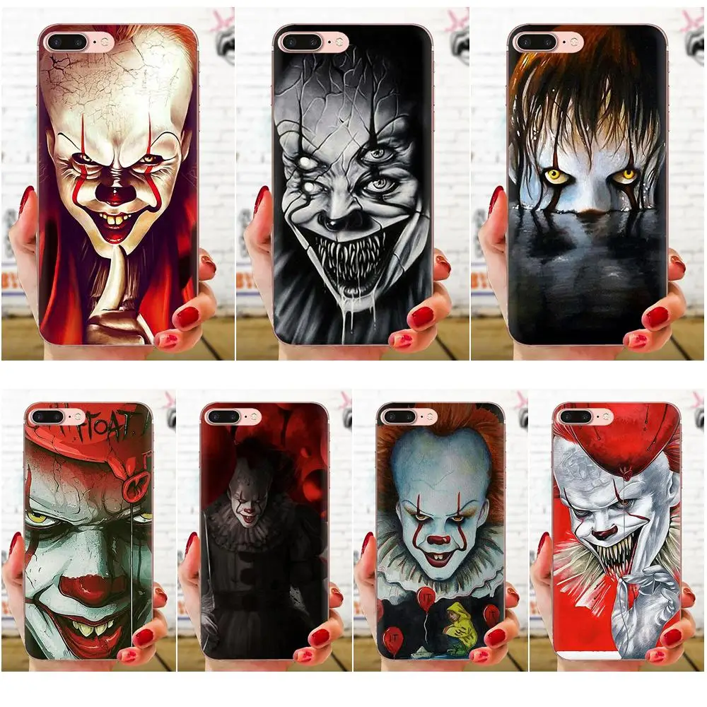 Rubber TPU Soft Phone Accessories Cover Case For Xiaomi Redmi Note 2 3 3S 4 4A 4X 5 5A 6 6A Pro Plus The Clown Horror | Мобильные