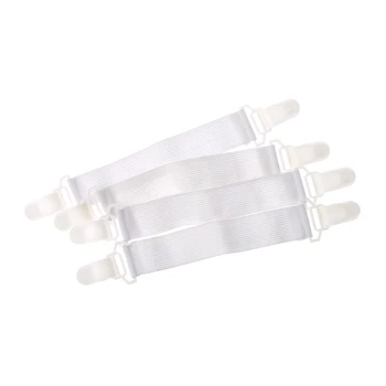 

4 Pcs/1 Set Bed Sheet Holder Elastic Fasteners Mattress Cover Blankets Grippers Clip