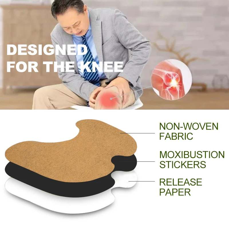 12pcs Sumifun Knee Plaster Sticker Wormwood Extract Knee Joint Ache Pain Relieving Rheumatoid Arthritis Sprains Patch K04601 pain relief patch