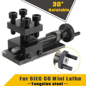 

Portable Mini Lathe Tool Holder 30 Degree Rotatable S/N : 10154 for SIEG C0 Lathe Durable Black Lathe Accessorie Tool Holder