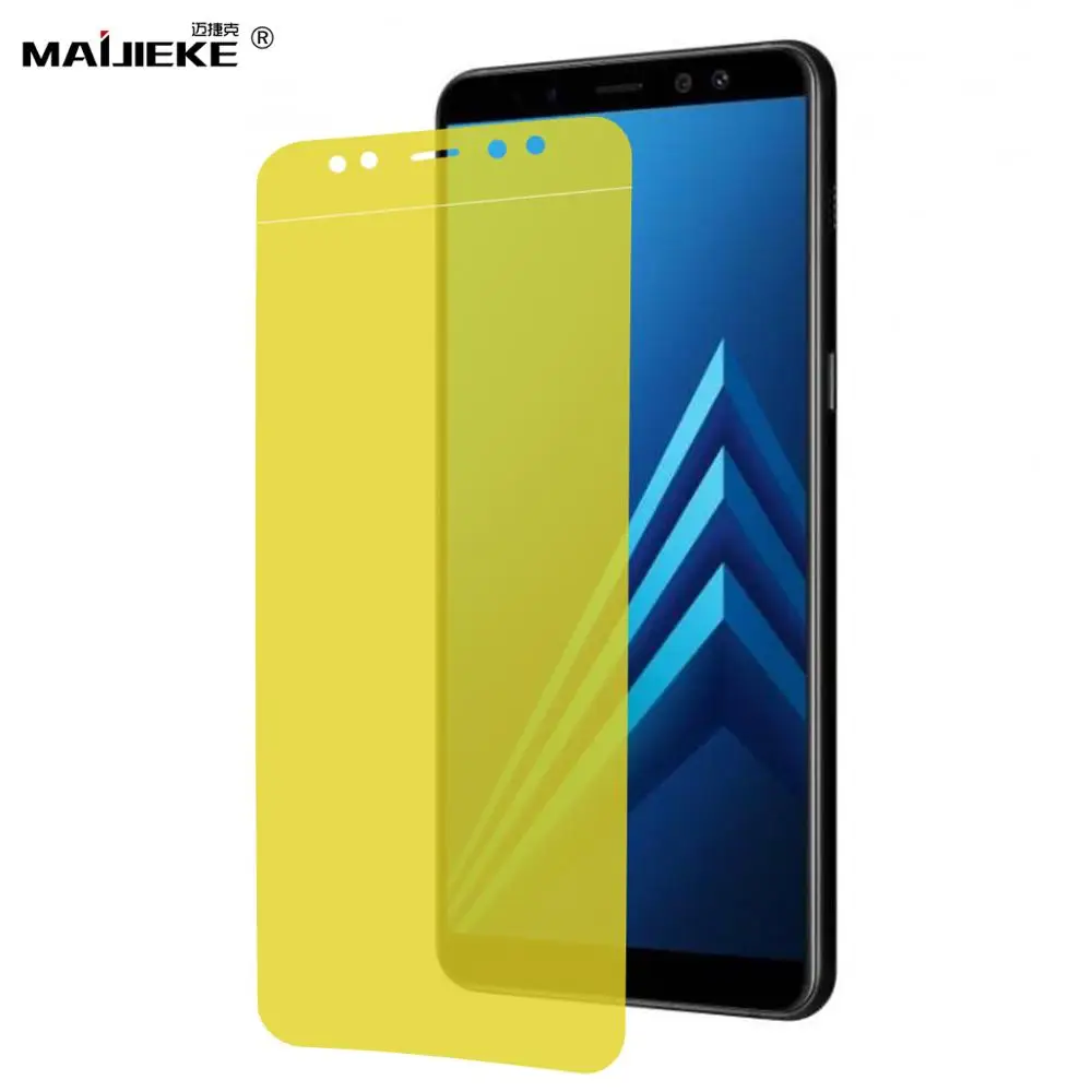3D гидрогелевый протектор экрана для Samsung Galaxy A7 A8 A6 Plus J4 J6 J7 J8 J3 2018 нано ТПУ мягкая