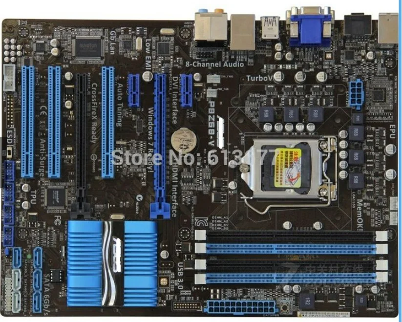 Семейная материнская плата DDR3 LGA 1155 десктопная USB3.0 ATX б/у для ПК | Компьютеры и офис