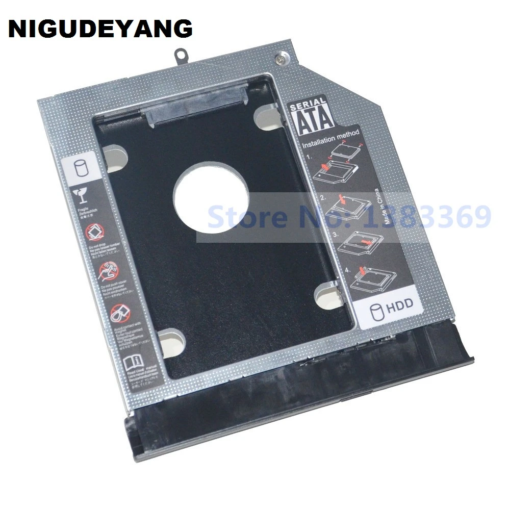 Sata 2nd Hard Drive Ssd Hdd Module Caddy Adapter For Lenovo Ideapad 110 15isk 110 15ikb Tianyi 310 15 With Bezel And Bracket Hdd Enclosure Aliexpress