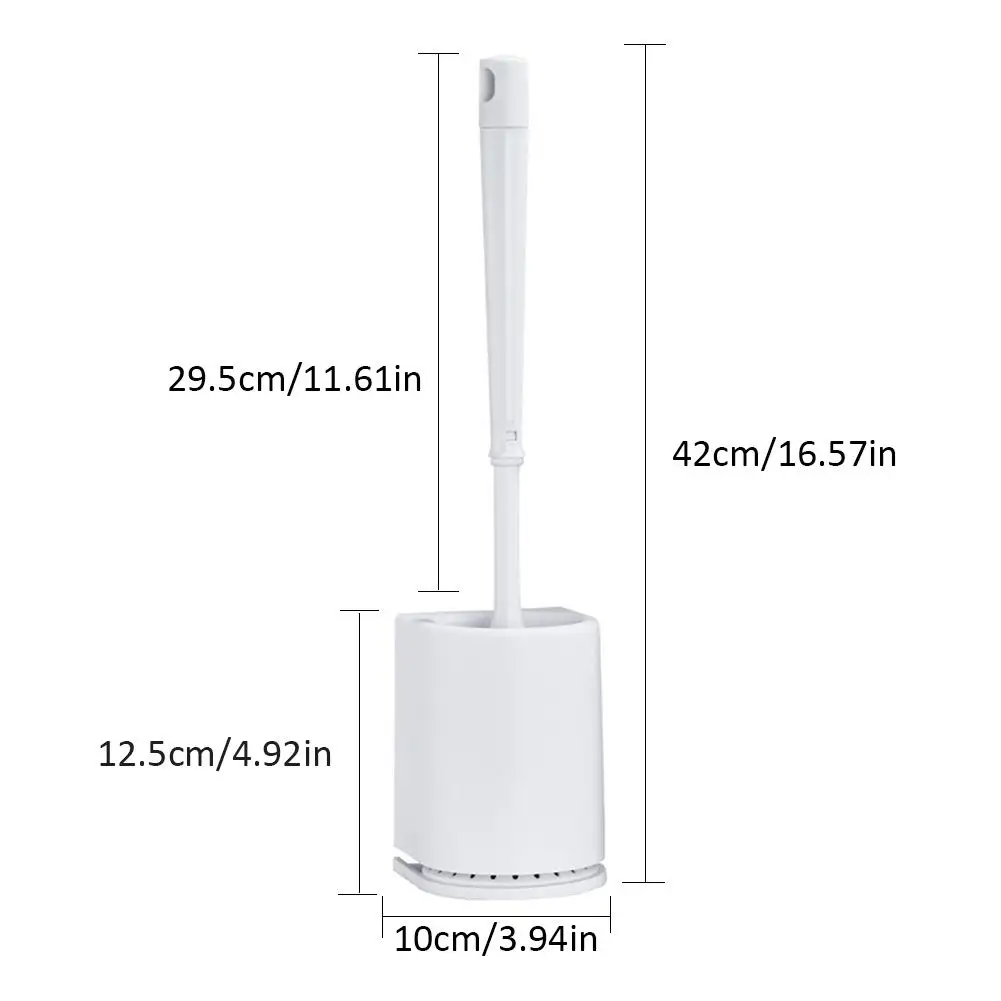 Силиконовая щетка для унитаза напольная настенная Базовая щетка для чистки туалетной комнаты Аксессуары для ванной комнаты Набор предметов для дома